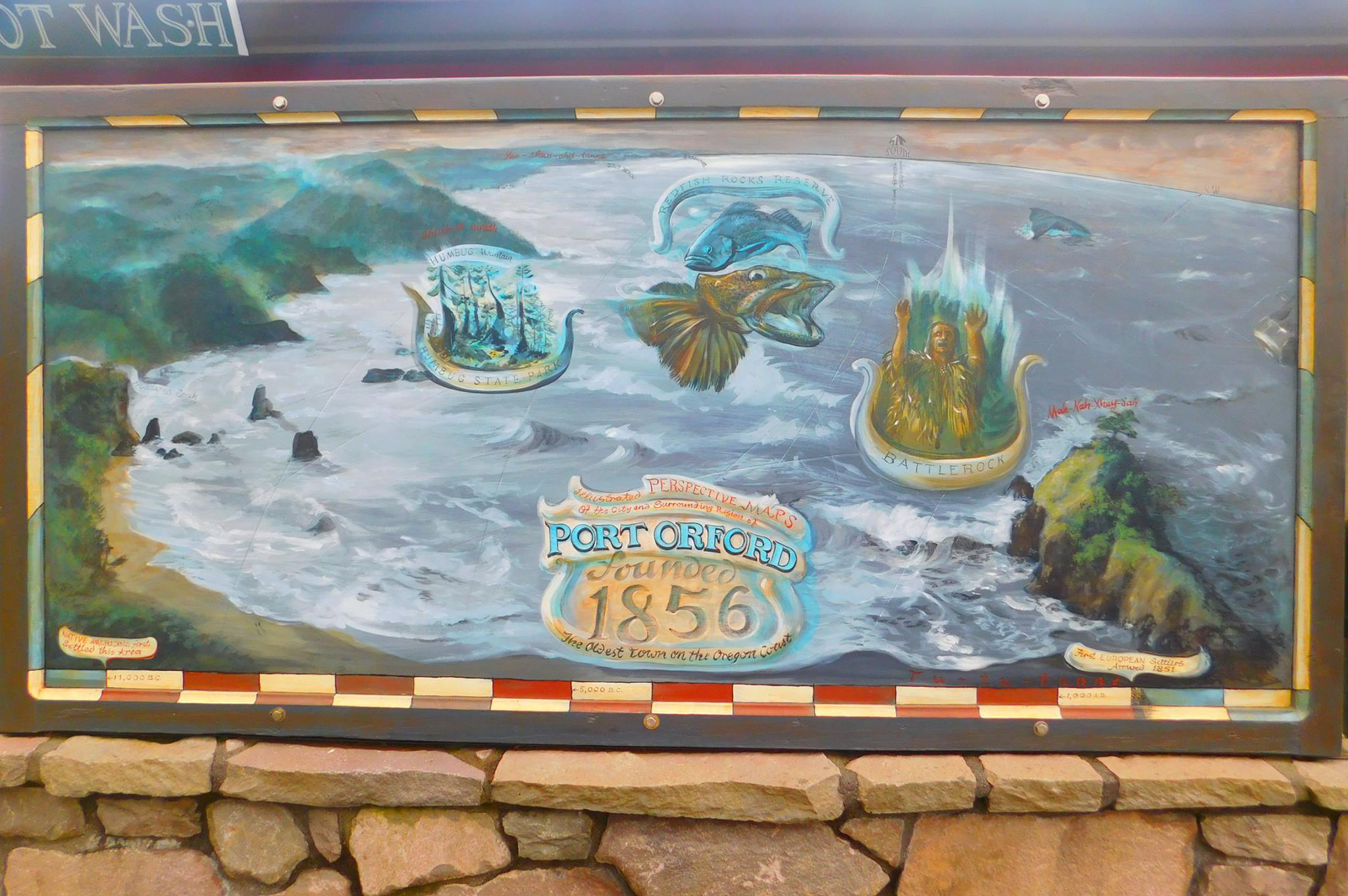 Port Orford Visitors Center Murals