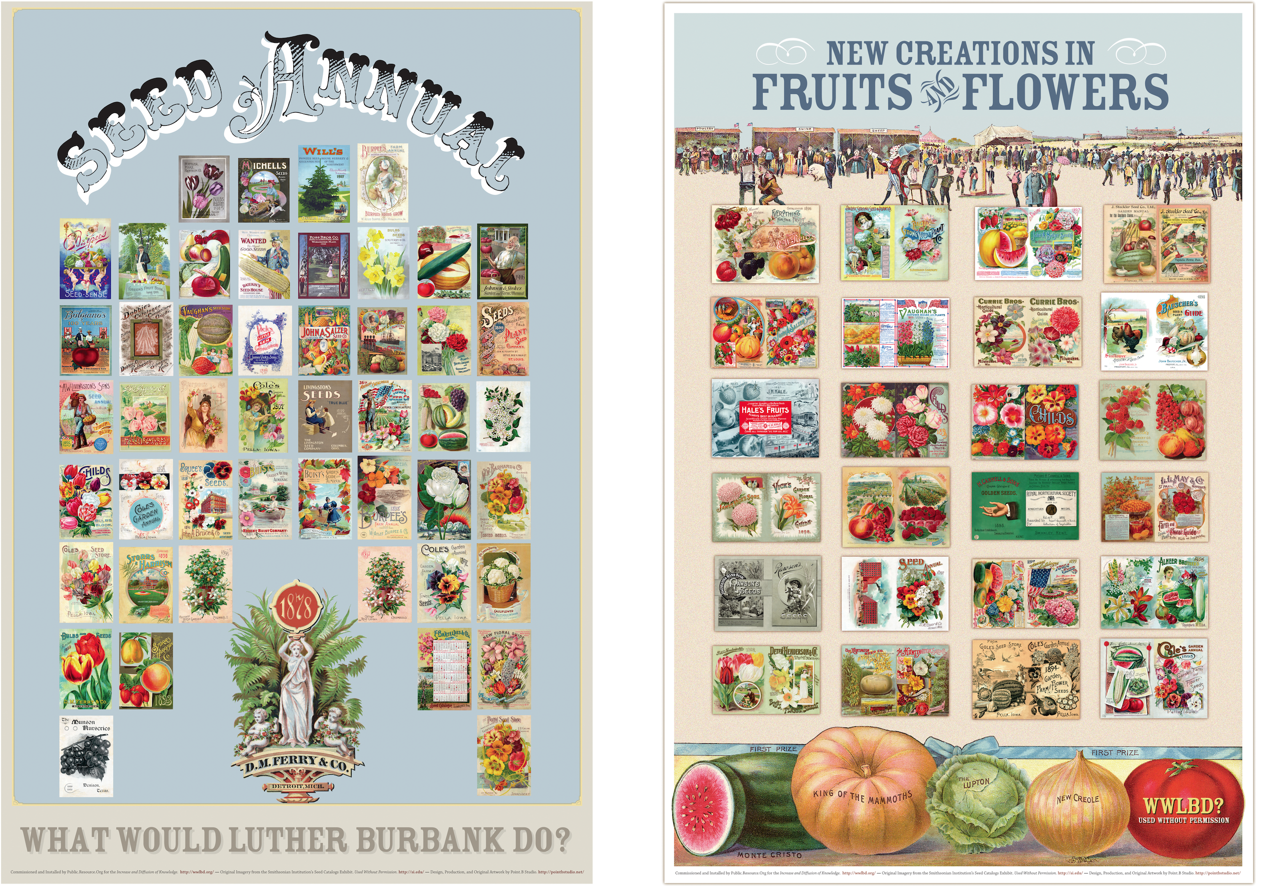What Would Luther Burbank Do — Posters 2 and 3